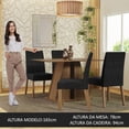 thumbnail image 4 of Juego de Comedor Madesa Oxford Agnes MN Mesa y 4 Sillas, 4 of 9