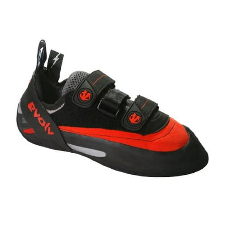 evolv Men's Bandit SC Climbing Shoe,Red/Black,4 M