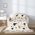 thumbnail image 2 of Sigee Geometric Triangle for Flannel Blanket - Ultra-Soft, Warm and Cozy, Perfect for Couch, Bed, or Travel-40"x30", 2 of 6