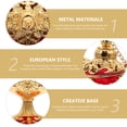 thumbnail image 4 of Miangastore 1Set Retro Lamp Ornament Imitated Lamp Red Zinc Alloy Home Decor Desktop Ornament, 4 of 8