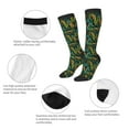 thumbnail image 6 of Haiem Jungle Leopard Yellow Socks, Funny Novelty Crazy Design Cotton Socks Sports Socks Knee High Socks For Men, Women,1Pairs - Gift For Working Friends, 6 of 9