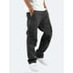 thumbnail image 2 of Cotton Linen Multi-pocket Casual Loose Baggy Long Cargo Pants, 2 of 5
