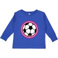 thumbnail image 3 of Inktastic Soccer Player Girls Sports Ball Girls Long Sleeve Toddler T-Shirt, 3 of 5
