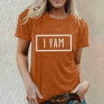 thumbnail image 1 of T-Shirts Décontractés pour Femmes à Manches Courtes, Col Rond, Imprimé Graphique, pour un Confort et un Style au Quotidien, 1 of 3