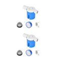 thumbnail image 1 of Advancent 1 Set Water Level Control Valve Side Inlet 3/4 Small for Aquarium Pool Tipo 1 2piezas, 1 of 1