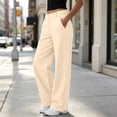 thumbnail image 6 of AherBiu Cargo Pants for Women Button Mid Rise Straight Leg Streetwear Juniors Cargos Loose Fitted Hiking Pants with Pockets(XX-Large,Beige), 6 of 7