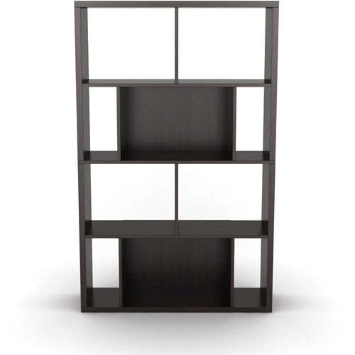 Atlantic Monaco 4-Shelf Book and Display Case, Espresso