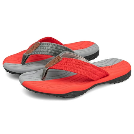 

PhoneSoap Women s Slippers Men s Slippers Flip Flops Summer Beach Sandals Flat Shoes Red