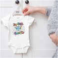 thumbnail image 5 of Vanity Smurf Feeling Smurfy Rainbow Bodysuit Jumper Girls Infant Baby Brisco Brands NB, 5 of 6