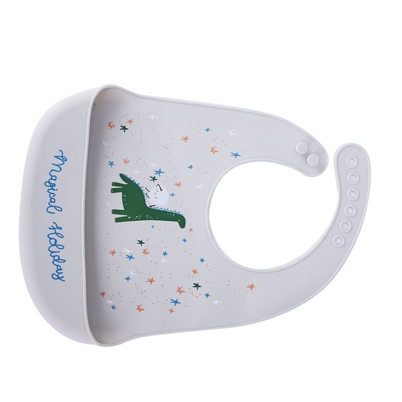 Babero,Patrón de Dibujos Animados de Silicona Babero Lindo para Bebé Toalla de Saliva Características Líderes de Clase