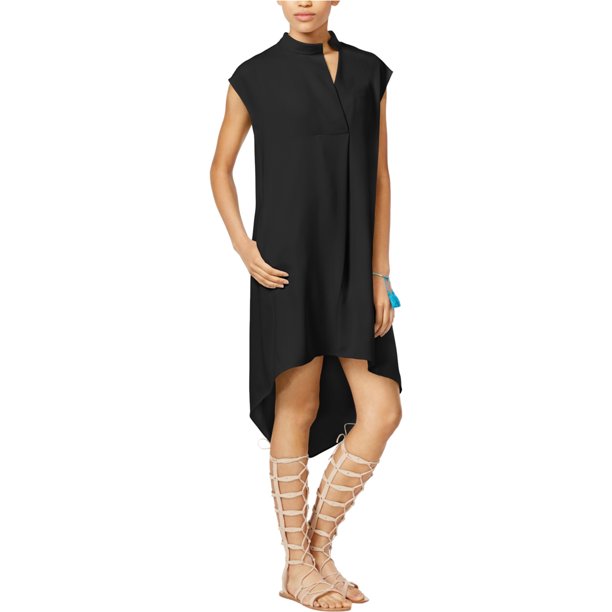 Vestido Rachel Roy Sydney Alto-Bajo para Mujer Negro Mediano