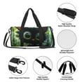 thumbnail image 5 of Bingfone Cute Big-Eyed Black Cat Print Gym Duffle Backpack for Men Women,Travel Weekender Carry-On Bags with Detachable Back Pack Straps for Traveling Overnight Climb Sports, 5 of 7