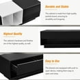 thumbnail image 5 of Harper & Bright Designs Two-Tone Media Console for TVs Up to 80'', Sleek and Stylish TV Stand with Storage, Functional TV Cabinet with Versatile Compartment for Living Room, Black, 5 of 13