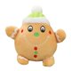 thumbnail image 2 of Juguetes de peluche para perros masticables y cuerda con papel arrugado Juguetes navideños para perros Cachorro duradero Hombre de jengibre, 2 of 9