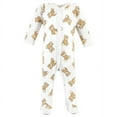 thumbnail image 4 of Hudson Baby Cotton Sleep and Play, Bodysuit and Bandana Bib Set, Teddy Bears, 6-9 Months, 4 of 4