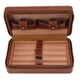 thumbnail image 1 of Estuche Para Cigarros, Estuche Para Cigarros De Cuero Costura Manual Forro De Madera De Cedro Marrón Con Bolsa De Almacenamiento Para Club, 1 of 8