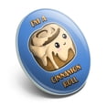 thumbnail image 2 of I'm A Cinnamon Roll Kawaii Metal 1.1" Tie Tack Hat Lapel Pin Pinback, 2 of 4
