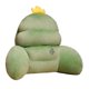 thumbnail image 4 of Cojín de espalda, cojín de respaldo, cojín suave para soporte de cintura, cojín de felpa para silla Verde, 4 of 9