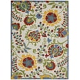 thumbnail image 2 of Nourison Aloha Indoor/Outdoor Ivory/Multi 9' x 12' Area Rug, (9x12), 2 of 9