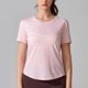 thumbnail image 3 of Camisas de Cuello de Tripulación de Manga Corta para las Mujeres, Moda Casual Color Sólido, Blusas de Cuello Redondo de Yoga Deportivo, 3 of 4