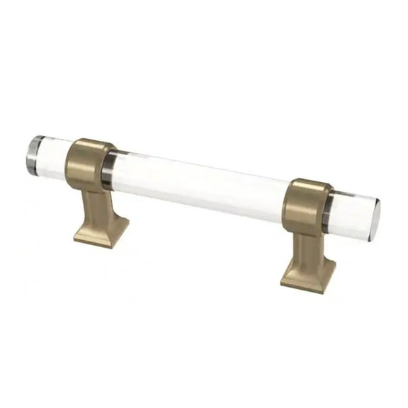 Liberty P33776C-720 3" Acrylic Cabinet Drawer Pull Champagne Bronze w Clear Acrylic