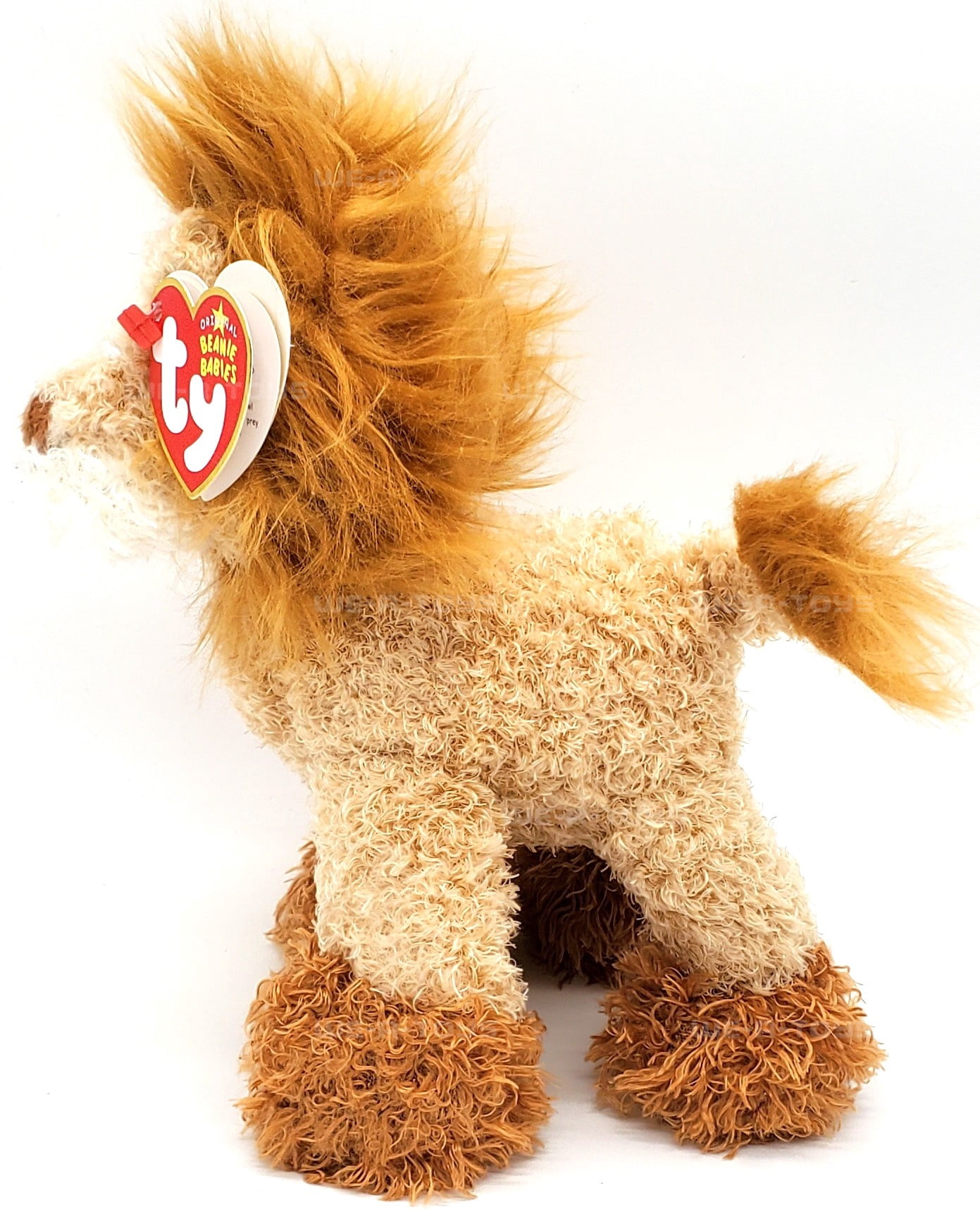 Beanie Babies Groowwl the Lion Plush Toy, 6 x 4 x 3 Inches, Mint