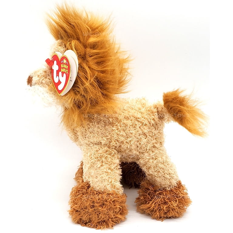 Beanie Babies Groowwl the Lion Plush Toy, 6 x 4 x 3 Inches, Mint