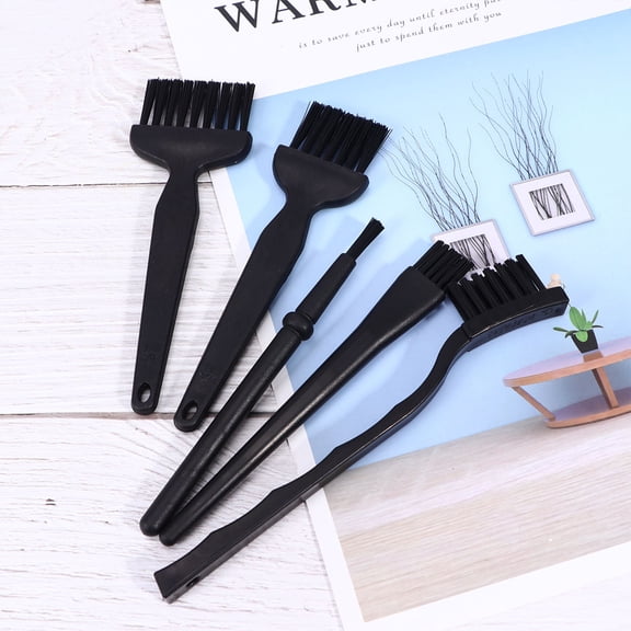 Worgeous Anti-Static Cleaning Brush for Computer, Keyboard and Electronics Dust Removal, Small Lightweight Plastic, Black