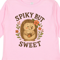 thumbnail image 4 of Inktastic Spiky but Sweet Hedgehog Cute Nature Boys or Girls Long Sleeve Toddler T-Shirt, 4 of 5