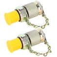 thumbnail image 4 of LHCER 2Pcs Hydraulic Test Adapter Corrosion Resistance Hydraulic Hose Connector For Hydraulic System Pressure System Lubrication Pressure Detection, 4 of 8