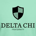 thumbnail image 3 of CafePress - Delta Chi Vertical Black Logo T Shirt - Men's Classic Graphic Cotton T-Shirt, 3 of 4