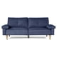 thumbnail image 3 of Sofá Cama Makora Yarvis Azul Lino 3 Posiciones con Soft Foam Reclinable, 3 of 10
