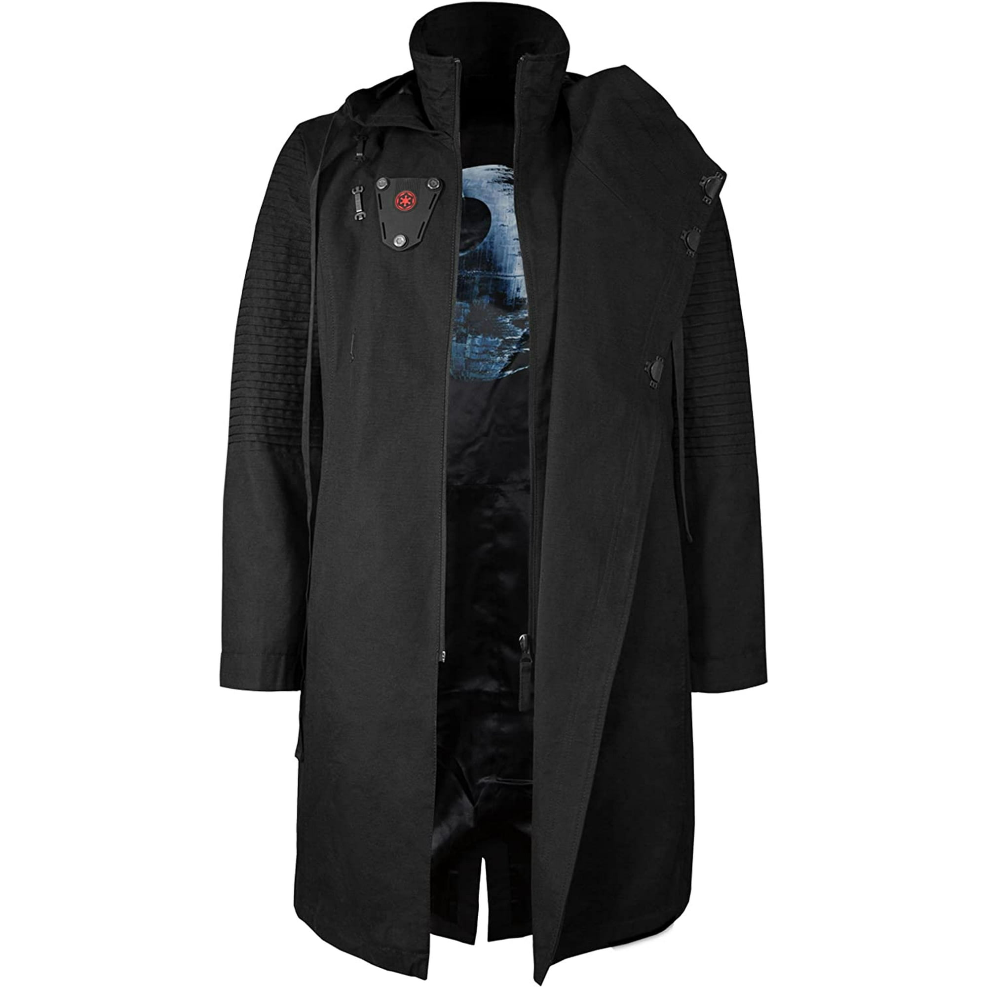 Star Wars Men Hooded Coat Sith Lord Limited Edition Black Walmart