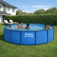 thumbnail image 2 of Bestway Steel Pro MAX 14’ x 42" Metal Frame Above Ground Pool, Blue, POOL ONLY, 2 of 11