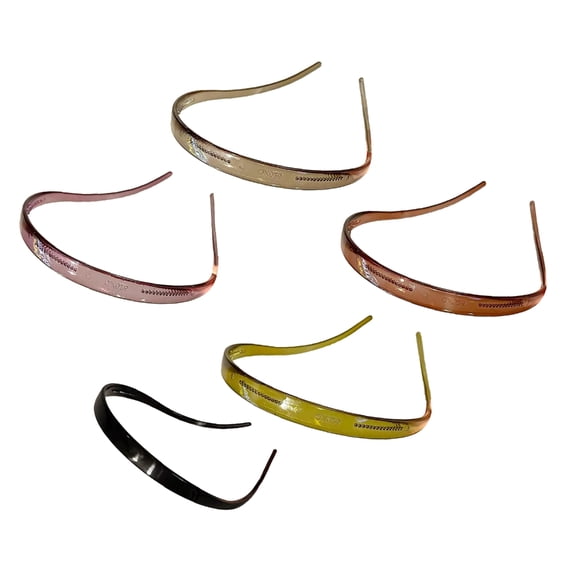 Pack Of 5 Comb Hairbands for Women Slim Headband for Glasses Comfortable Hair Bands Fashionable Headbands