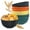 Multicolor, variant on GPED 8 Pcs Unbreakable Cereal Bowls Set, 26 Oz Wheat Straw Bowls Set, Salad Bowls, Soup Bowls, Reusable Plastic Bowls, BPA Free, Microwave & Dishwasher Safe Bowls for Kitchen, Beige