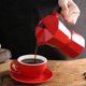 thumbnail image 5 of Cafetera italiana de aluminio para café moca, 2 unidades, tetera, cafetera de percolador para estufa, cafetera espresso de 300 ml y 150 ml, 5 of 6