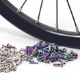 thumbnail image 2 of 36Pcs Bike Spoke Nipples Caps Head End Tip Wheel Spoke Nipples Decoration for 14G Mountain Road Bicycles Enduring, 2 of 5