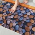 thumbnail image 1 of Hytrove 1Ud Alfombra Absorbente Antideslizante Azul Para Dormitorio Y Entrada Hecha En Poliéster, 1 of 8