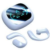 Sports Sports Earphones for Fitness Wireless Earbuds with High End Digital Display and Secure Ear-Mount Design for Training