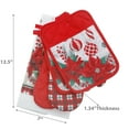 thumbnail image 3 of 5 Pc Kitchen Set (Poinsettia W/ Ornaments), 3 of 3