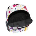 thumbnail image 6 of FORMRS School Backpack with Front Zippered Pocket 12" Student Travel Daypack, Retro Round, 6 of 6