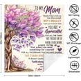 thumbnail image 6 of Birthday Gifts for Mom from Daughter, Mom Blanket, for Mom, Mom Birthday Gifts from Son, Gifts for Mom Birthday Unique, Throw Blanket 50"x60", 6 of 6