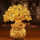 thumbnail image 3 of Árbol de dinero Feng Shui, mesa de oficina y hogar, decoración Feng Shui, árbol de dinero de cristal para riqueza y buena suerte, 3 of 5
