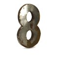 thumbnail image 1 of Zentique Number 8 Metal Number 8, 21 x 36 x 3 in., 1 of 1