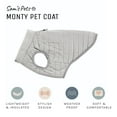 thumbnail image 5 of Sam's Pets Monty Puffer Jacket In Silver /Size :Large - Large, 5 of 5