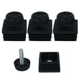 thumbnail image 1 of Uxcell Leveling Feet 38 x 38mm Square Inserts Kit Furniture Glide Adjuster 4 Sets, 1 of 7