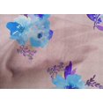 thumbnail image 4 of oneOone Cotton Poplin Fabric Chevron|Watercolor Leaves & Peony Floral Print Fabric By Yard 42 Inch Wide, 4 of 4