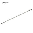 thumbnail image 3 of Uxcell Push Rod Connector Double End Threaded Rod 304 Stainless Steel for DIY RC Car,Boat,Car,M2x95mm,Pack of 20, 3 of 6