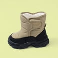 thumbnail image 4 of Piuwrlz Kids Boots Khaki Girls Snow boots Winter Shoes Khaki Size 12-13Years, 4 of 4